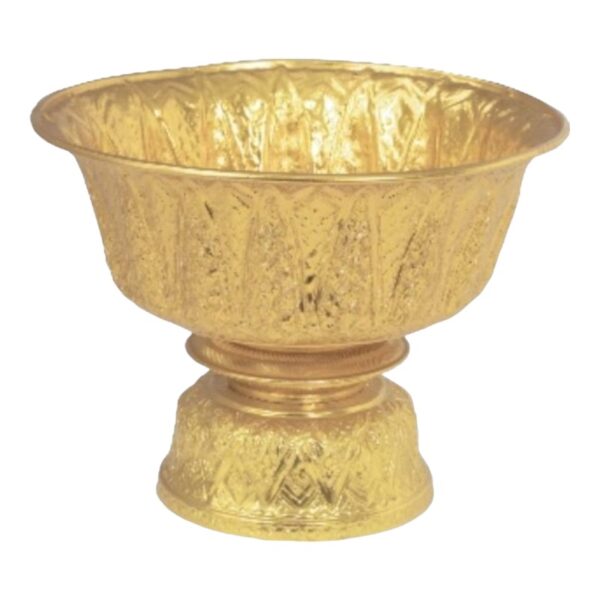 UN -HI-FOOT TRAY GOLD 18cm