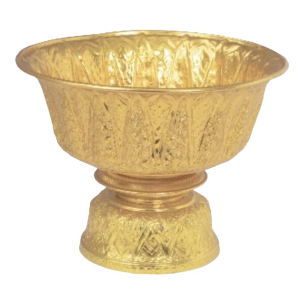 UN -THAMANOON HI-FOOT TRAY GOLD 26cm