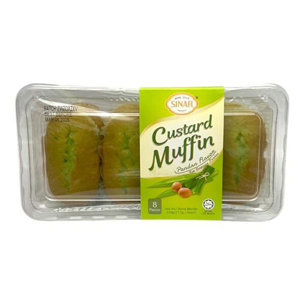 SINAR -CUSTARD MUFFIN (GREEN/PANDAN)
