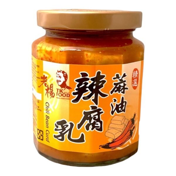 TK FOOD -FERMENTED BEAN CURD (CHUNK) CHILI / ORANGE