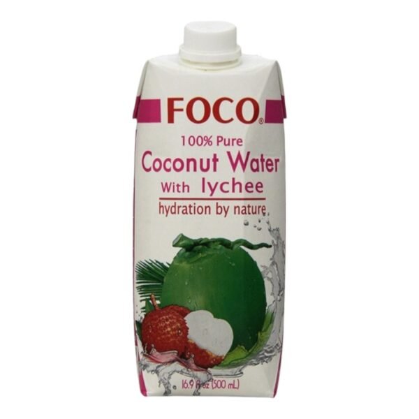 FOCO -COCONUT WATER (LYCHEE) (L)