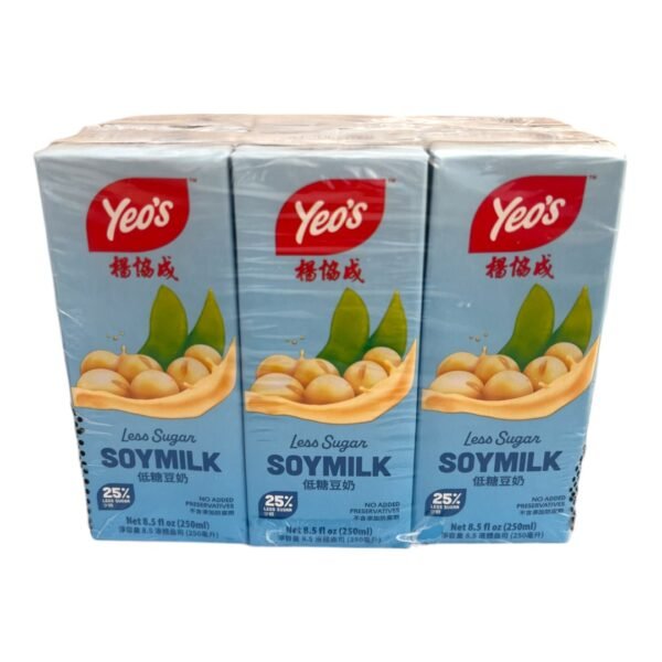 YEO'S -SOYMILK DRINK LESS SUGAR(BOX)