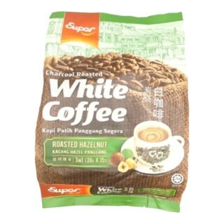 SUPER -WHITE COFFEE 3 IN 1 (ROASTED HAZELNUT/GREEN)