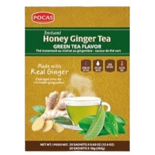 POCAS - HONEY GINGER TEA (GREEN TEA)