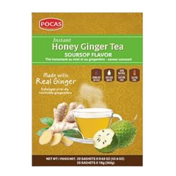 POCAS - HONEY GINGER TEA (SOURSOP)