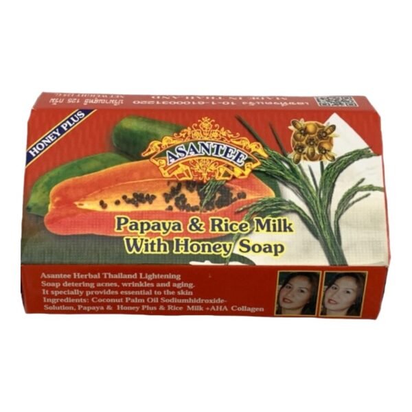 ASANTEE -SOAP PAPAYA & RICE MILK