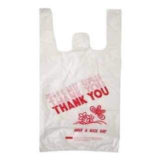 JG -WHITE HD THANK YOU BAG (L/17MIC)