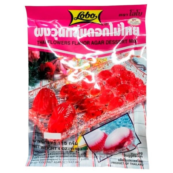 LOBO -AGAR DESSERT (THAI FLOWERS)