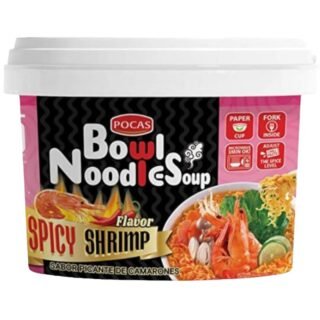 POCAS -NOODLE SOUP BOWL (SPICY SHRIMP)