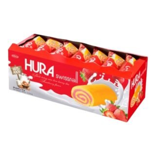 HURA -SWISSROLL STRABEEERY CAKE