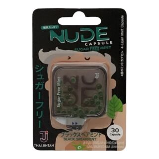 JINTAN NUDE -REFRESHING BREATH (BLACK SPEARMINT) (SUGAR FREE) EXP:11/14/2021