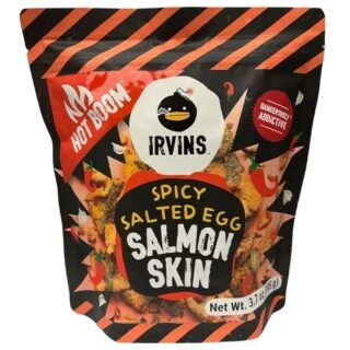 IRVINS -SALMON SKIN /SALTEDEGG SPICY