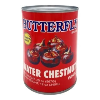 BUTTERFLY -WATERCHESNUT WHOLE/20OZ