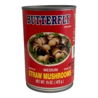 BUTTERFLY  -STRAW MUSHROOM PEELED VT (M)