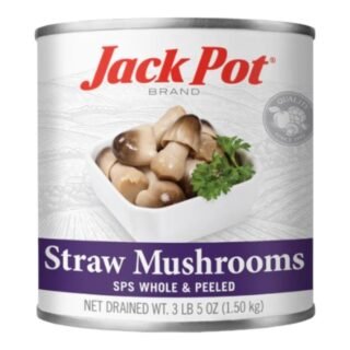 JACKPOT -STRAW MUSHROOM PEELED 5LB