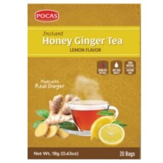 POCAS -HONEY GINGER TEA (LEMON)