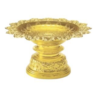 UN -LOWFOOT TRAY GOLD 45cm