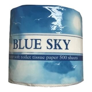 JG -TOILET TISSUSE PAPER 500 (BLUE SKY) (SUPER SOFT)
