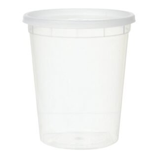 EARTHPAK -SOUP CUP WITH LID 32OZ
