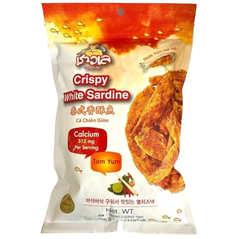 AF1410T CHAOLAY -CRISPY WHITE SARDINE /TOM UM (RED)