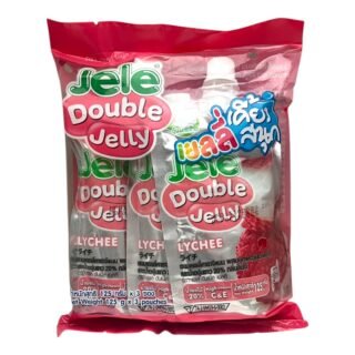 JELE  -DOUBLE JELLY&COCONUT GEL (LYCHEE/POUNCH)