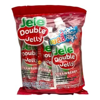JELE  -DOUBLE JELLY&COCONUT GEL (STARWBERRY/POUNCH)