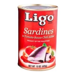 LIGO  -SARDINE SARDINES TOMATO SAUCE (HOT/RED)