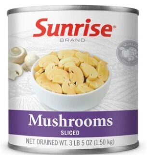 JACKPOT  -STRAW MUSHROOM SLICES 5LB