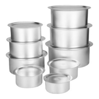 UN -INDIA COOKING  POT  (14/16/18/20,/22/24/ 26/28/30CM)