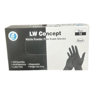 LW  -BLACK NITRILE GLOVE /M